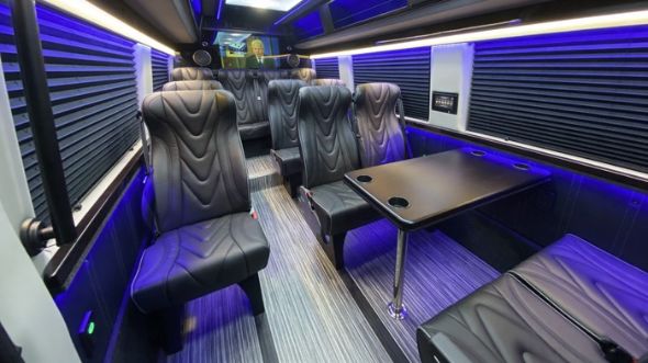 fremont 18 passenger sprinter van interior