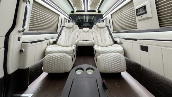 fremont 8 passenger sprinter van interior