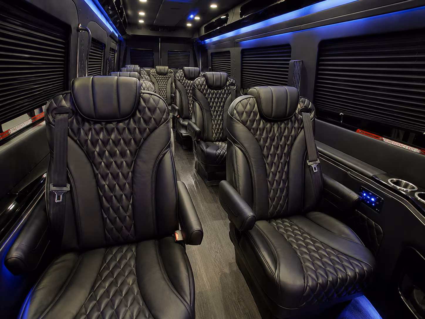 20 passenger sprinter van inside